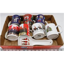 FLAT OF COLLECTIBLE RCMP MUGS
