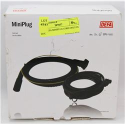 NEW DEFA MINIPLUG CORD ONLY IN BOX