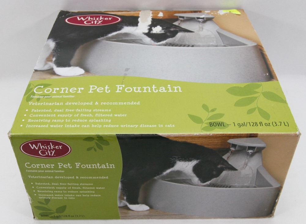 Whisker City Corner Pet Fountain
