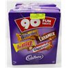 Image 1 : LOT OF 4- 90 FUN TREATS SNACK SIZE CANDY BARS