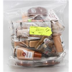 LARGE BAG OF COVERGIRL ASSORTED FOUNDATIONS