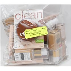 LARGE BAG OF COVERGIRL ASSORTED FOUNDATIONS