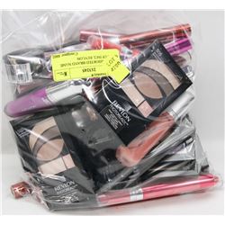 BAG OF ASSORTED BRAND NAME MAKE UP INCL REVLON