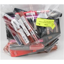 BAG OF ASSORTED BRAND NAME MAKE UP INCL REVLON