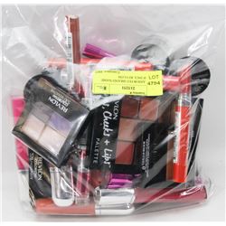 BAG OF ASSORTED BRAND NAME MAKE UP INCL REVLON