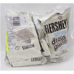 BAG OF HERSHEY'S COOKIES N CREAM DROPS CHOCOLATES