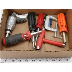 BOX W/ MULTI SCREWDRIVERS INCL MILWAUKEE