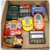 Image 1 : BOX W/ 8 VINTAGE HANDHELD VIDEO GAMES