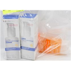 LOT OF 2 MARCELLE LOTIONS & 1 FACE SCRUB