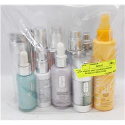 BAG OF ASST CLINIQUE REPAIR SERUMS & CORRECTORS
