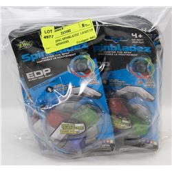 BAG OF ZING SPINBLADEZ  LIGHT UP FIDGET SPINNERS