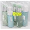 BAG OF ASSORTED CLINIQUE CLEANSERS & LOTIONS