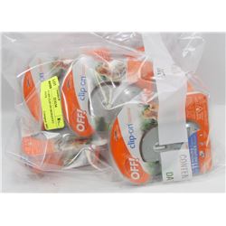 LOT OF 6 OFF CLIP ON MOSQUITO REPELLANTS