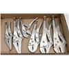 Image 1 : BOX W/ 6 NEW MASTERCRAFT VISE GRIP PLIERS