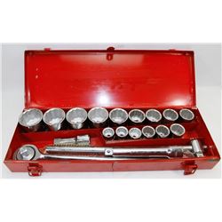 NEW POWER FIST 19 PC ¾” SOCKET SET