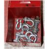 Image 1 : AMMO BOX W/ 8 SHACKLES: 5 NEW 3 ¼ TON CROSBY,