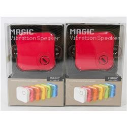 LOT OF 2 MAGIC VIBRATION SPEAKERS