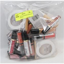 LARGE BAG OF ASSORTED MAKE-UP APPROX $200.00+