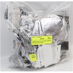 LARGE BAG OF LANCOME SAMPLES, TESTERS AND MORE