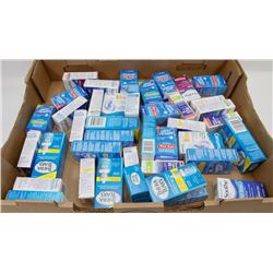 FLAT OF ASSORTED EYE & EAR DROPS