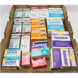 FLAT WITH LACTASE ENZYMES, ANTACIDS, AND MORE