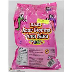 3 BAGS OF 50PC SOUR WORMS