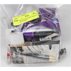 LARGE BAG OF ASSORTED MAKE-UP APPROX $200.00+