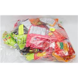 LARGE BAG OF ASSORTED THEATER SIZE CANDY BAGS &