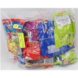 LARGE BAG OF ASSORTED THEATER SIZE CANDY BAGS &