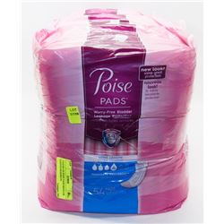 3 PACKS OF POISE PADS REGULAR LENGTH MODERATE