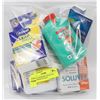 Image 1 : BAG OF ASSORTED TOE & FOOT CARE PRODUCTS INCL