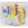 Image 1 : BAG OF ASSORTED TOE & FOOT CARE PRODUCTS INCL