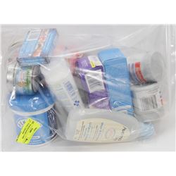BAG OF ASSORTED BABY CARE PRODUCTS INCL CREAMS