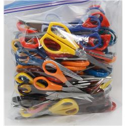 BAG OF ASSORTED SCISSORS