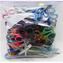 BAG OF ASSORTED SCISSORS