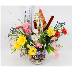 FISH THEMED ARTIFICIAL FLOWER ARRANGEMENT