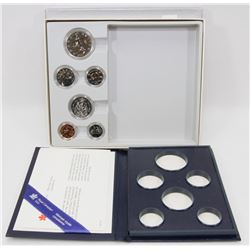 1981 CANADIAN 6 COIN SPECIMEN SET WITH ALL