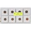 Image 1 : LOT OF 8 OLD CANADIAN PENNIES FROM 1929 & LATER.