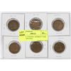 Image 1 : LOT OF 6  CANADA  GEORGE V ONE CENT COINS INCL
