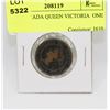 Image 1 : 1890 CANADA QUEEN VICTORIA  ONE CENT