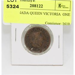 1886 CANADA QUEEN VICTORIA  ONE CENT