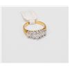 Image 1 : SIZE 6 CZ GOLD PLATED RING