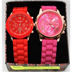 2 NEW GENEVA WATCHES