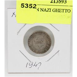 GERMAN NAZI GHETTO 1947 COIN.