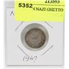 Image 1 : GERMAN NAZI GHETTO 1947 COIN.