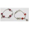 Image 1 : LOT OF 2 NEW PANDORA STYLE BRACELET