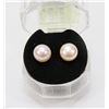 Image 1 : #45-FRESH WATER PEARL EARRINGS