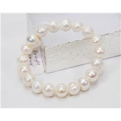 #60-NATURAL FRESH WATER PEARL BRACELET