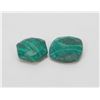 Image 1 : #71-NATURAL GREEN MALACHITE  GEMSTONE 27.95CT