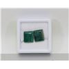 Image 1 : #19-NATURAL  EMERALD GEMSTONE 18CT